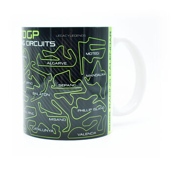 Moto 2026 Gp Racing Circuits Mug Neon Green Edition, 2 of 3