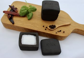 Black Clay Salt And Pepper Pots, 6 of 7