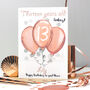 Personalised Balloons Relation 13th Birthday Card, thumbnail 2 of 9
