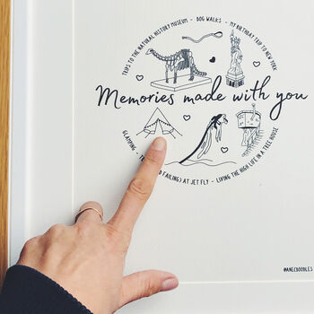 Memories With You Bespoke Print, 5 of 11