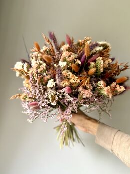 Pastel Meadow Dried Flower Bouquet, 2 of 5