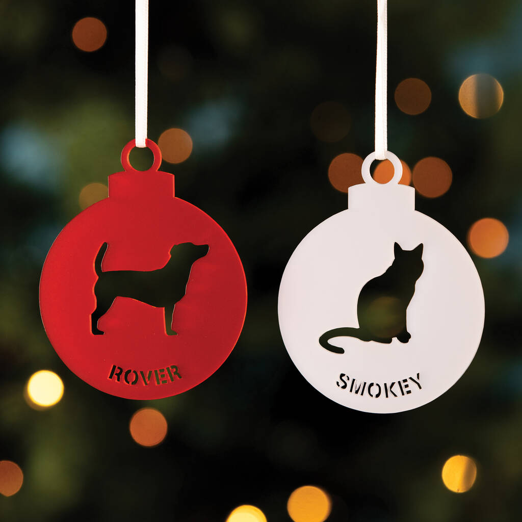 Personalised Pet Christmas Tree Decoration, 1 of 6