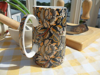 Small Jug In William Morris Seedling Tapestry Design, 8 of 9