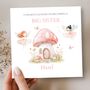 Big Sister Fairy Card, New Sister Announcement, New Baby, thumbnail 1 of 3