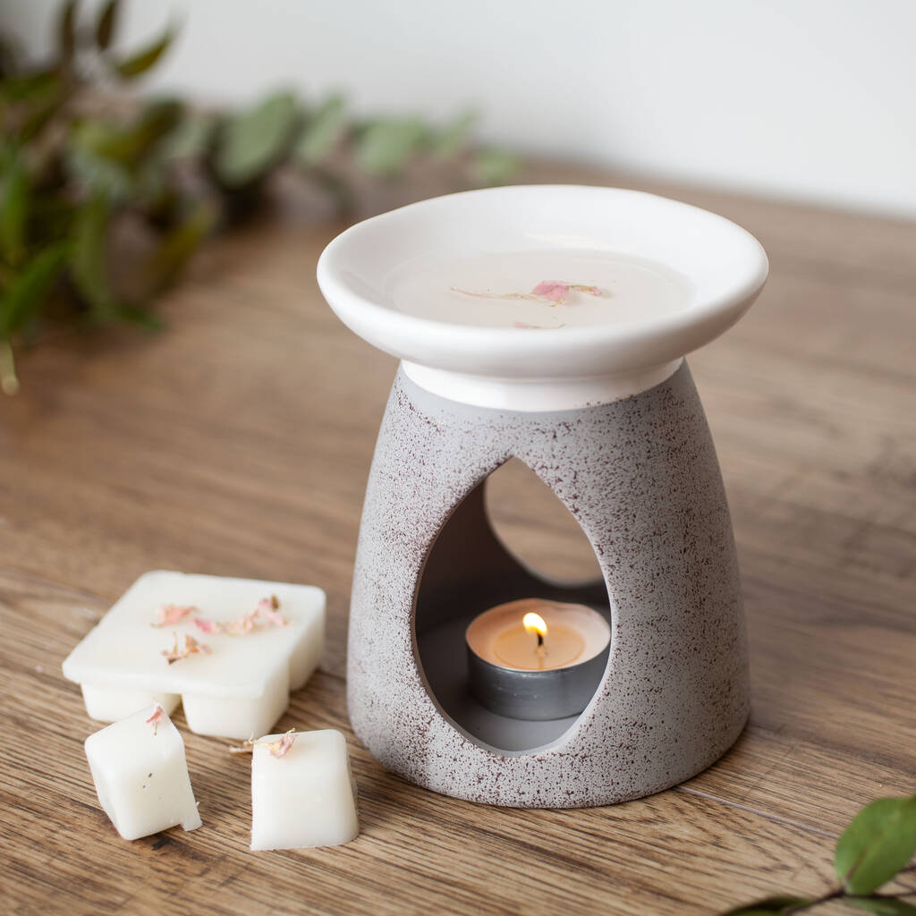 Teardrop Ceramic Wax Melter Oil Burner By The Country Candle Company ...