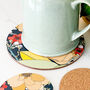 Chica Camellia Tea Pot Stand And Coaster Set, thumbnail 5 of 8