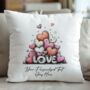 Personalised Whimsical Valentine Anniversary Love Cushion, thumbnail 7 of 12