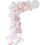 White, Pink And Confetti Hen Party Balloon Arch Kit, thumbnail 3 of 4