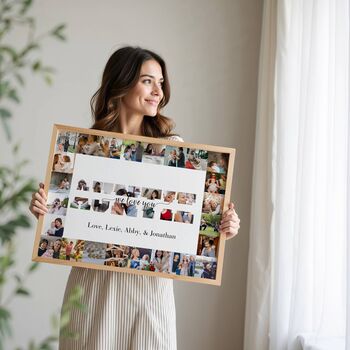 Personalised Auntie Photo Collage Print, 4 of 5