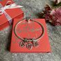 13th Birthday Charm Personalised Silver Bracelet Gift, thumbnail 5 of 8