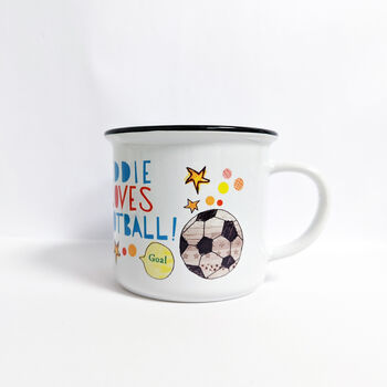 Personalised Football Mug, 10 of 12