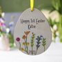 First Easter Floral Hanging Decoration And Card, thumbnail 4 of 6