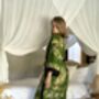 Khaki Batik Kimono Robe, thumbnail 2 of 6
