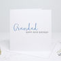 Personalised Happy Birthday Calligraphy Card, thumbnail 4 of 7