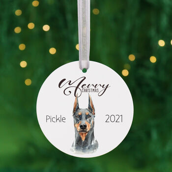 Personalised Dog Breed Pet Bauble, 8 of 12