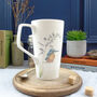 Kingfisher Bone China Latte Mug, thumbnail 3 of 12