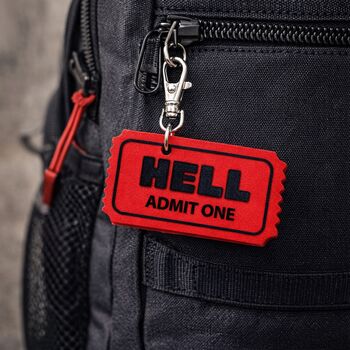 Arcade Ticket Funny And Offensive Novelty Keyrings, 8 of 10