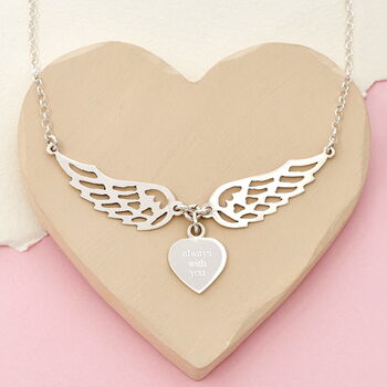 Personalised Guardian Angel Necklace, 2 of 5