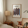 Capricorn Zodiac Star Sign Giclée Retro Art Print, thumbnail 1 of 3