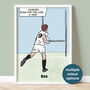 Personalised Rugby Print, thumbnail 1 of 3
