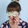 Ladybird Silk Eye Mask And Matching Scrunchie Set, thumbnail 2 of 7