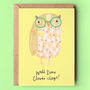 Clever Clogs Owl Card, thumbnail 1 of 2