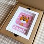 Personalised Childrens Tiger Clock, thumbnail 2 of 10