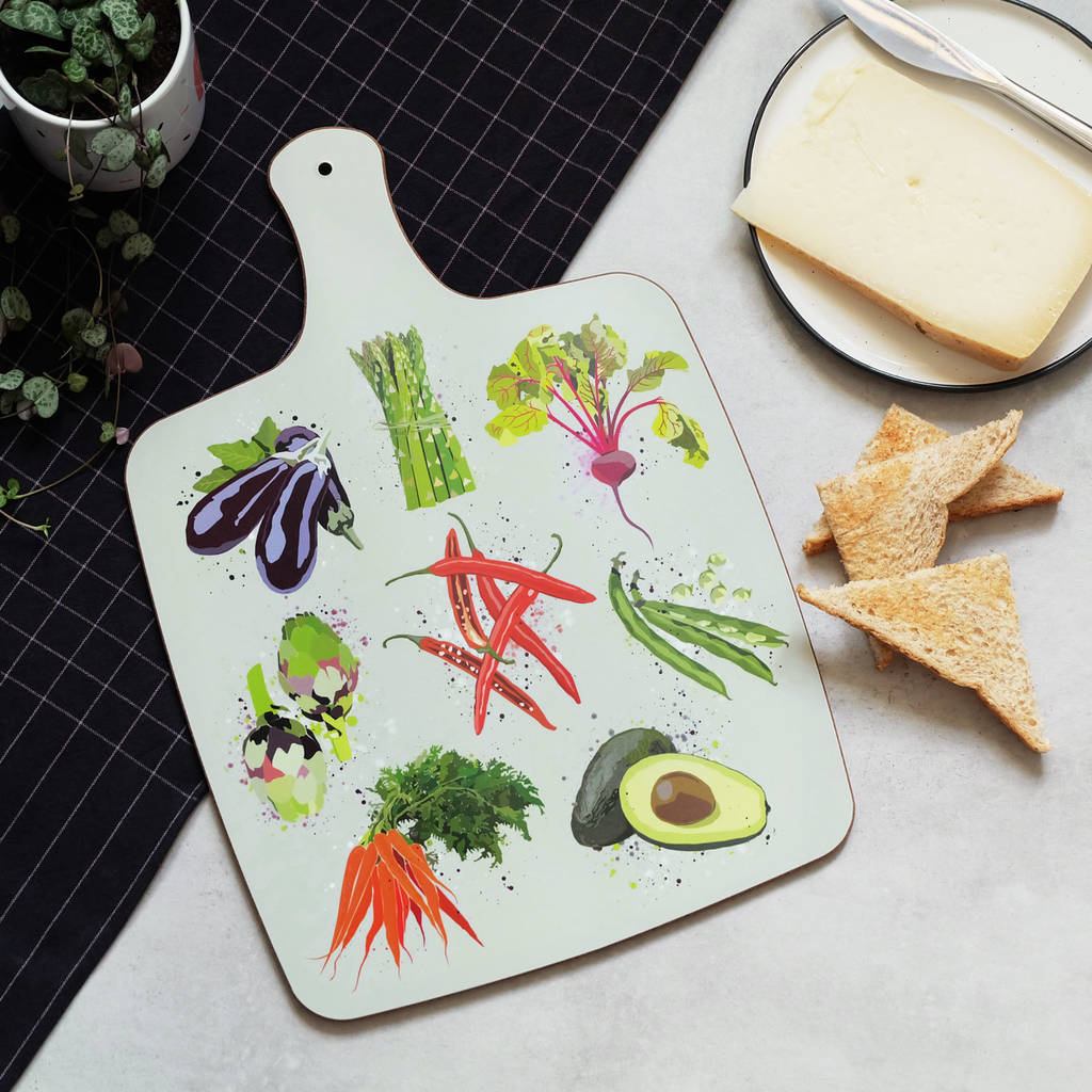 Vegetables Chopping Board By Paper Plane