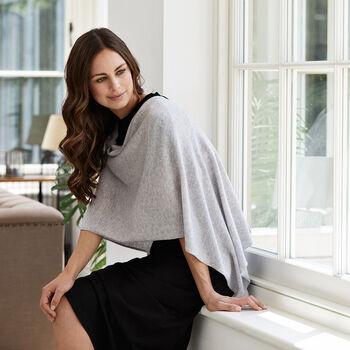 Lucy Four Way Cashmere Poncho, 2 of 12