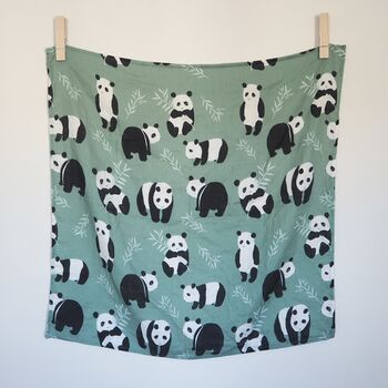 Panda Print Illustrated Swaddle, 2 of 4