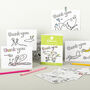 Colour In Thank You Cards, thumbnail 5 of 5