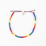 Just Like Us Woven Pride Anklet, thumbnail 1 of 8