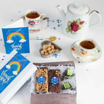 Thank You Rainbow Vegan Afternoon Tea For Two Gift Box, 2 of 5