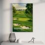 Southern Hills Golf Course Poster – Golf Wall Art Print | Gift For Golfers, Dad, Husband, Golf Gift For Him, thumbnail 1 of 2
