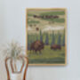 Wood Buffalo National Park Canada Travel Poster Print, thumbnail 5 of 8