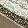 Botanical Leaves Padded Bench Cushion, thumbnail 4 of 8