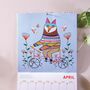 2025 Calendar | Artist Collab | Folk Animals, thumbnail 2 of 7