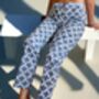 Cotton Pyjama Bottoms In Eidleweiss Print, thumbnail 6 of 6