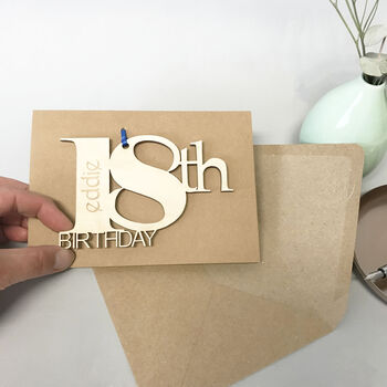 Personalised 18th Birthday Card, 4 of 12