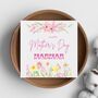 Mothers Day Bsl British Sign Language Card Wildflowers, thumbnail 2 of 2