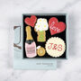 Engagement Iced Biscuit Box, thumbnail 1 of 2
