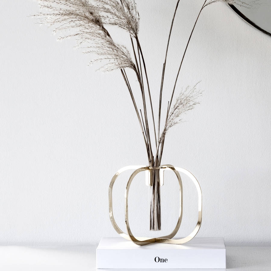 Single Stem Gold Or Copper Test Tube Vase By The Best Room