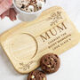 Personalised Floral Wooden Coaster Tray, thumbnail 1 of 3