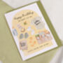 Yellow From Baby Bump Birthday Card For Mummy To Be, thumbnail 2 of 3