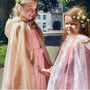 Pink And Gold Fairy Tale Hooded Cape, thumbnail 1 of 4