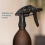 Matte Amber Glass Spray Bottles Set Of Two, thumbnail 2 of 5