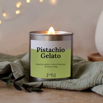 Pistachio Gelato Crackle Wick Candle, 6 of 7