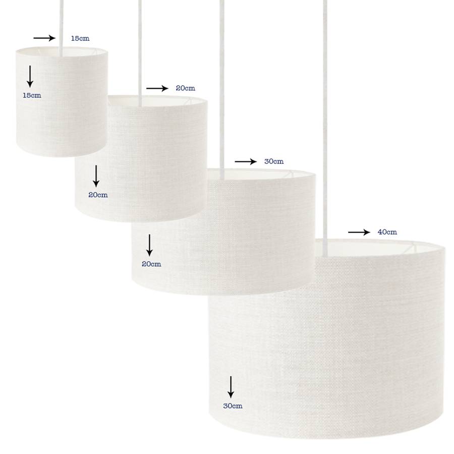 Lamp Shade Size Guide Credainatcon Com Personalised Plain Cotton Letter Lampshade By Bymarie