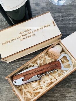 Personalised Wine Accessories Gift Set, 6 of 8