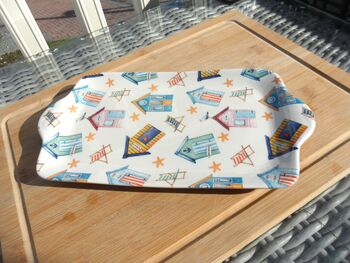 Handmade Sandwich Plate In Beach Huts Design, 10 of 10